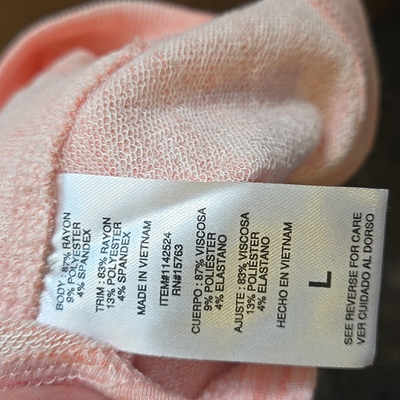 Champion Ladies Lightweight High-Low Hemline Crew Neck Long Sleeve Tee NWT - Picture 6 of 7